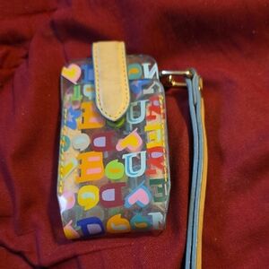 VINTAGE DOONEY & BOURKE COLORFUL I-POD OR MUSIC DEVICE CASE